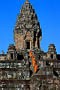 Bakong Temple Angkor Monks Stairs 