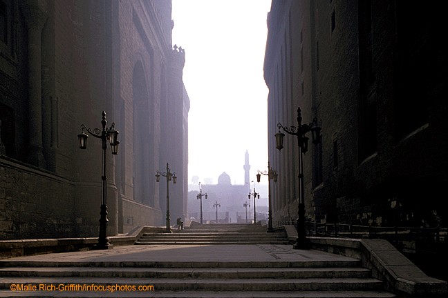 Steps near Sultan Hassan Mosque Cairo