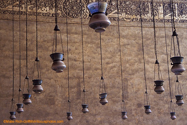 Hanging Lamps Sultan Hassan Mosque Cairo