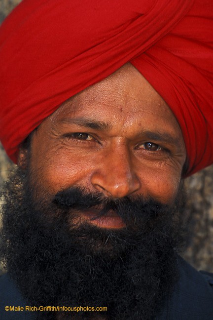 Sikh Red Turban Delhi