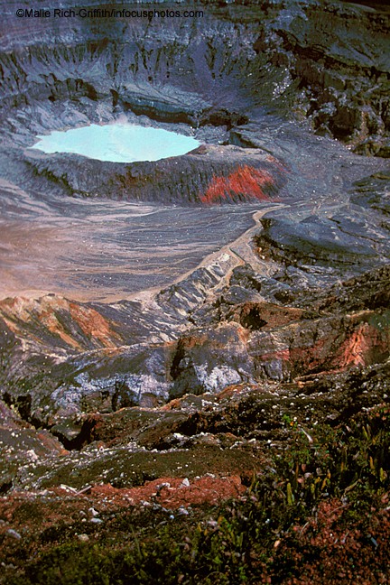Caldera of Paos Volcano Costa Rica