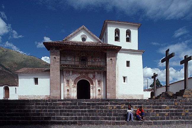 Ancient Jesuit Church Andahuaylillas Catholic Religious Architecture