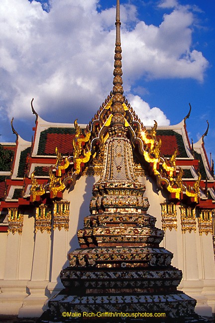 Central Prang of Wat Arun, Bangkok Buddhist Religious Architecture