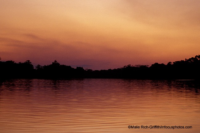 Sunset Lunga River Kafue National Park