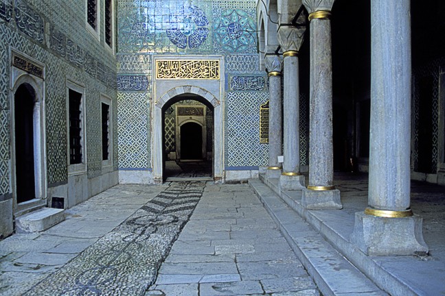 Harem Courtyard Topkapi Palace Istanbul Blue Faience