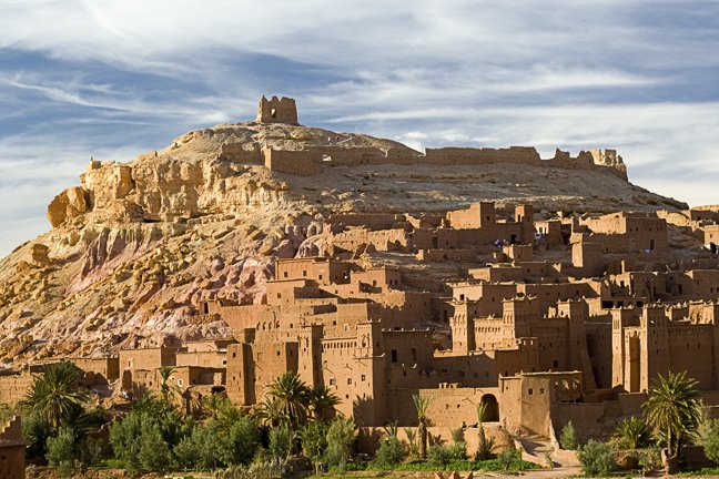 Morocco - Casbah of Ait Benhaddou - Sahara Ancient Fortress Old Citadel Walled City