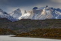 Infocusphotos : Los Torres and Los Cuernos Visible from Lago Grey in Torres del Paine National Park