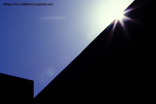 Starburst Modern Architecture Blue Sky Santa Fe