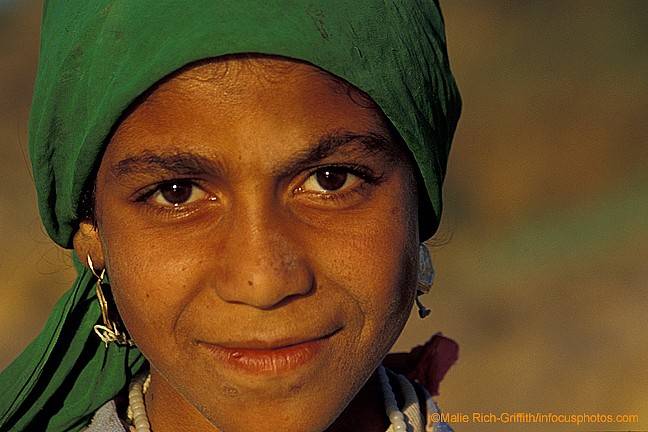 Young Farm Girl Moslem Al Fayoum