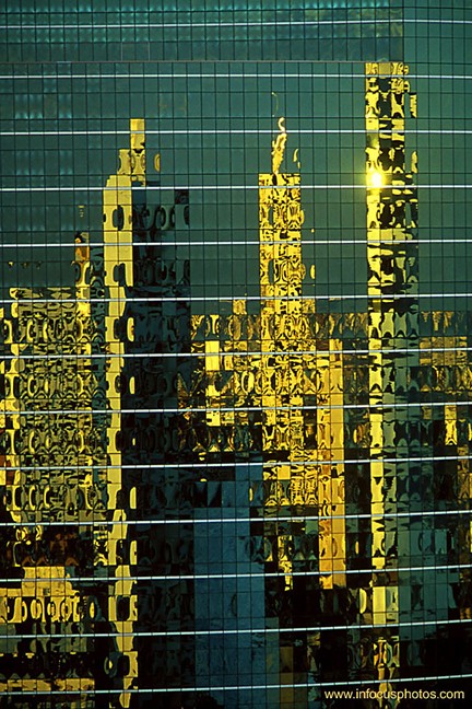 Modern Architecture Reflections Bangkok