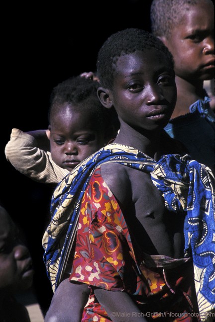 Sister Carries Younger Brother Chisamba Family Kykuyu