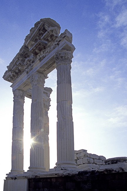 Roman Ruins Temple of Trajan Acropolis of Pergamum
