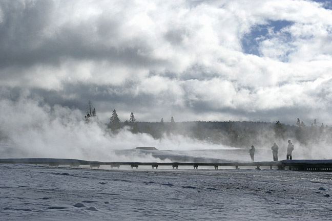 Geysers Thermals Steam Boardwalk Visitors