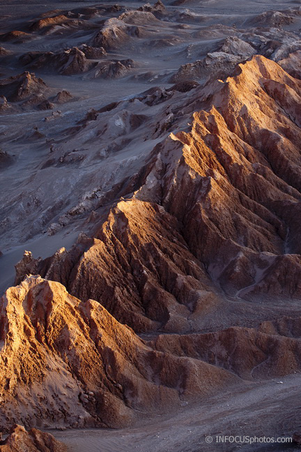 Infocusphotos : Formations of the Valley of the Moon in the Atacama Desert
