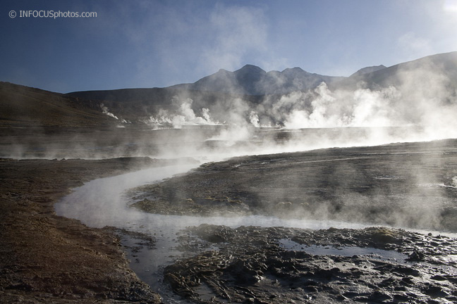 Infocusphotos : Some of The Geysers and Hot Springs of Tatio Geyser Basin in the Atacama Desert at 14,000ft